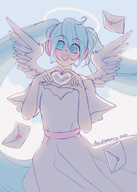 Valentine Cupid Miku (Vocaloid)