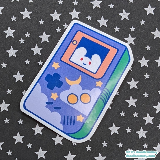 Haunted Friend Boy Sticker
