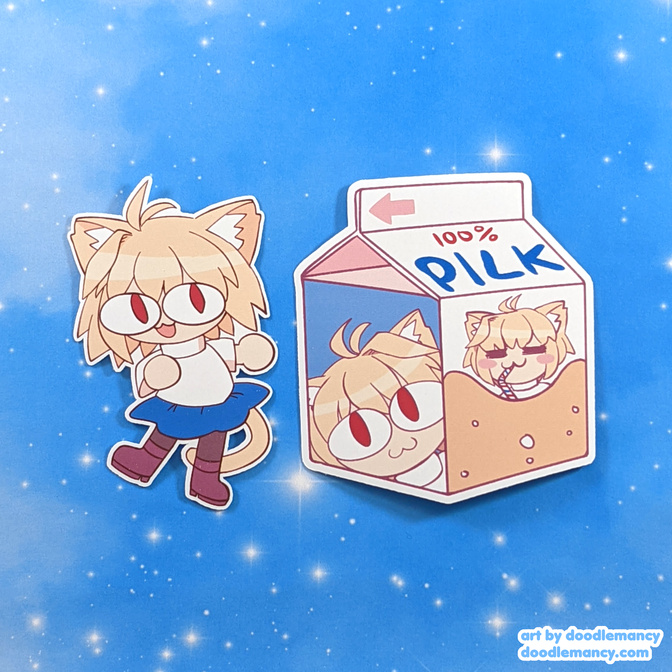 Neco-Arc Stickers (Melty Blood)