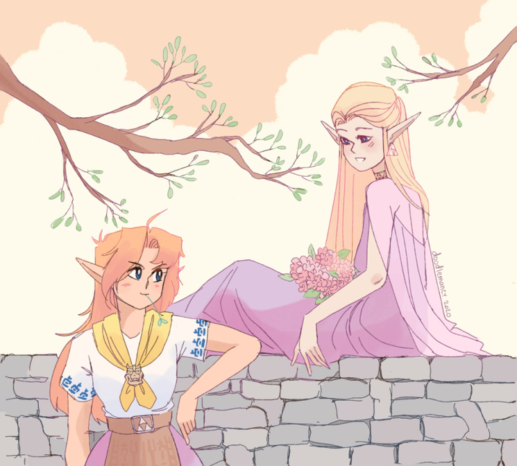 Malon & Zelda (Legend of Zelda series)