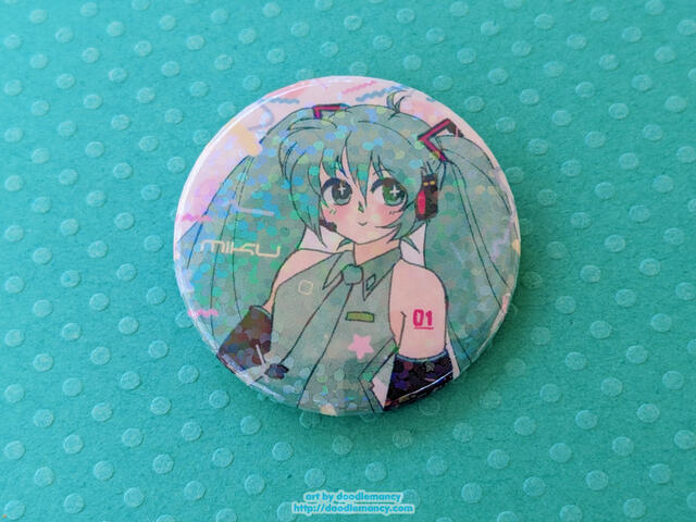 Hatsune Miku button