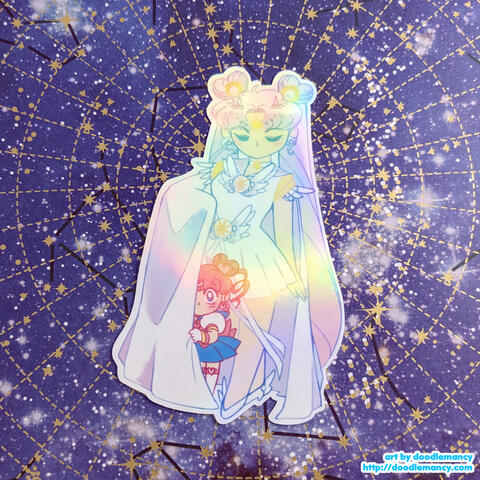 Cosmos & Chibi Chibi Sticker